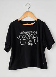 T-shirt noir LE TEMPS DES CERISES femme