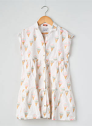 Robe courte beige TAPE À L'OEIL fille