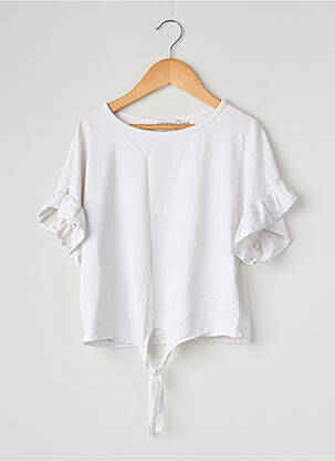 T-shirt blanc MINI MOLLY BY MOLLY BRAKEN fille