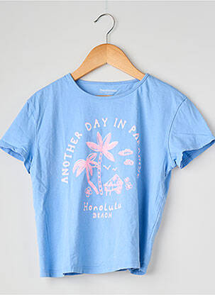 T-shirt bleu INEXTENSO fille
