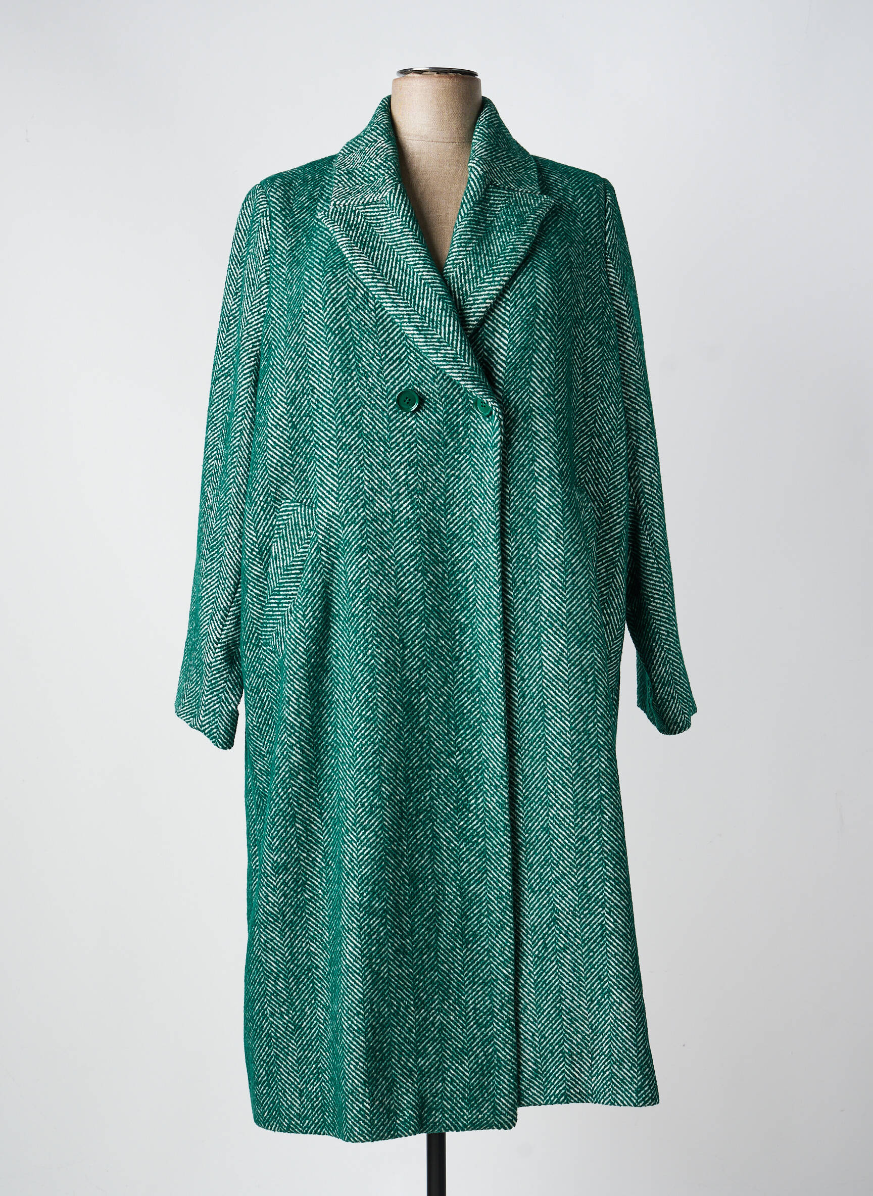 Manteau long blanc PERSONA BY MARINA RINALDI femme