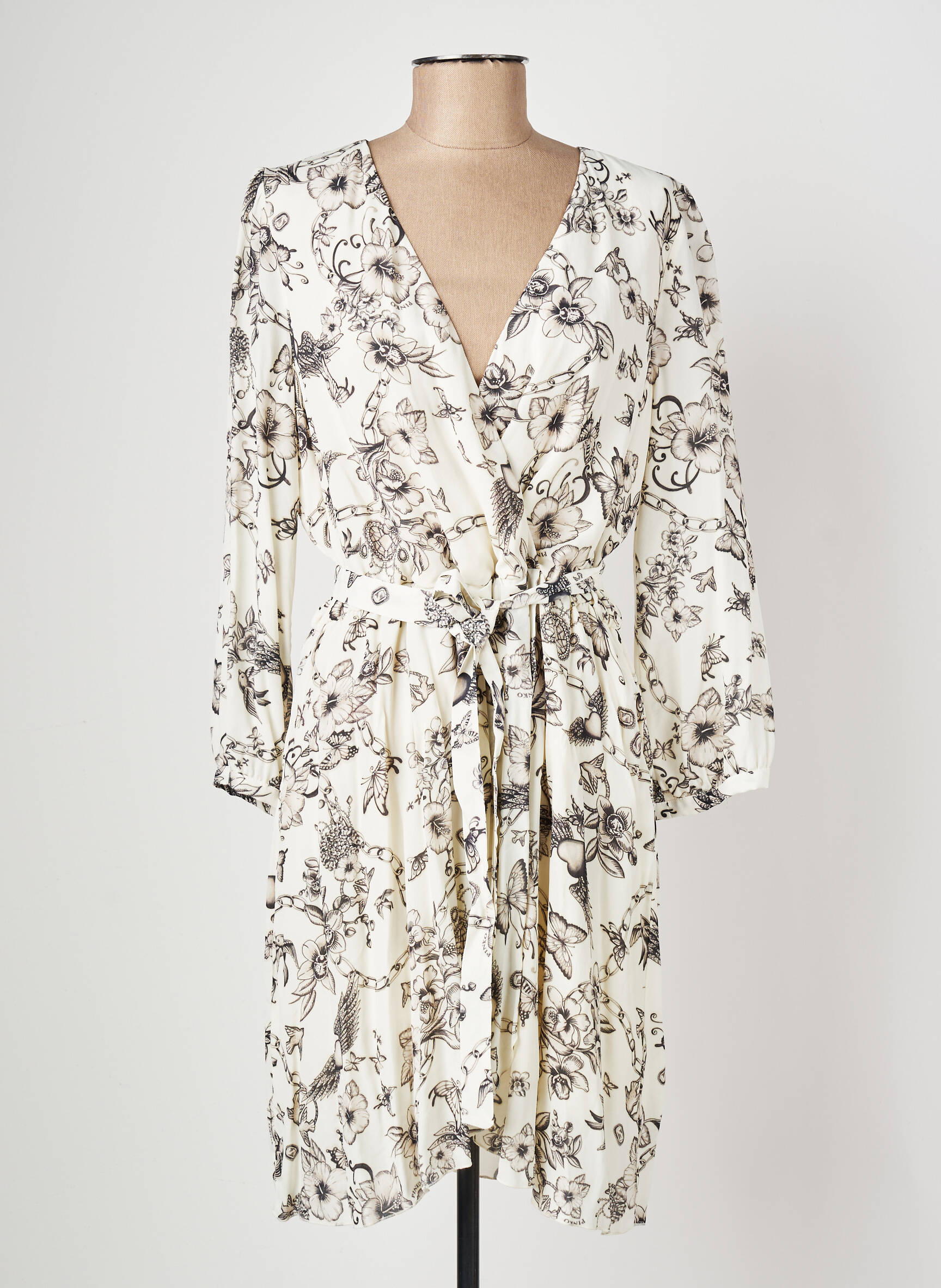 Robe courte blanc PINKO femme