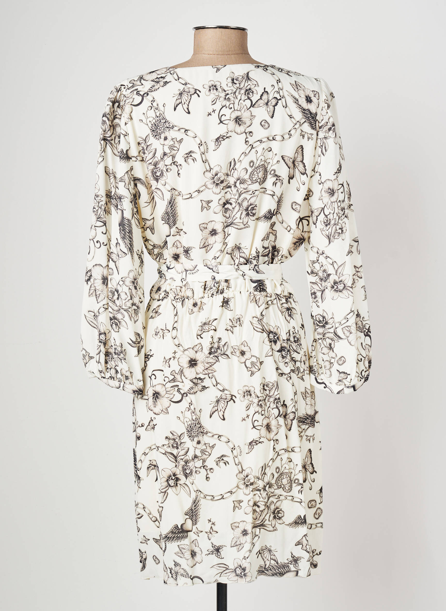 Robe courte blanc PINKO femme
