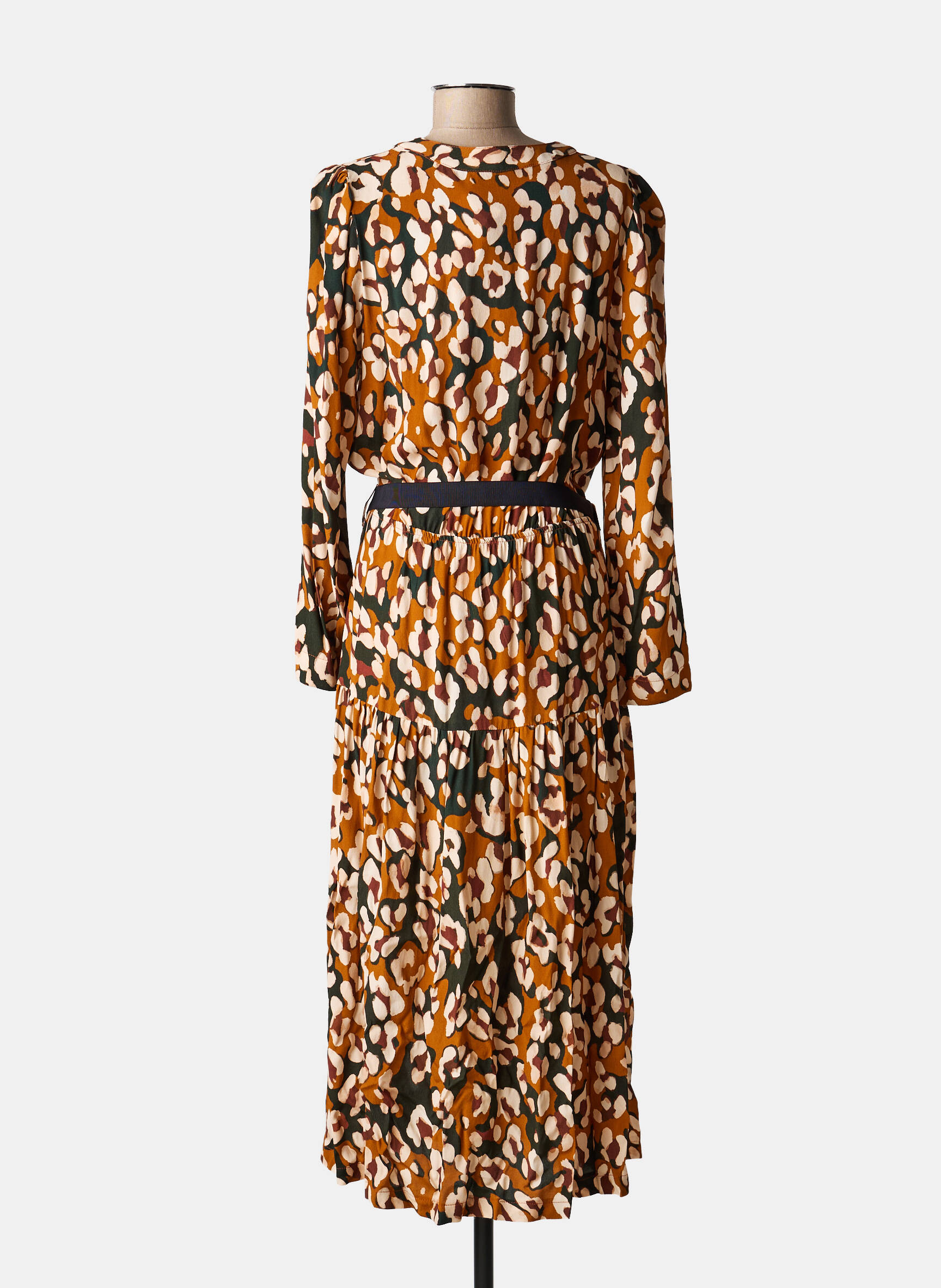 Robe longue marron LA PETITE FRANCAISE femme