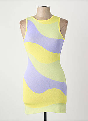 Robe courte jaune DAISY STREET femme