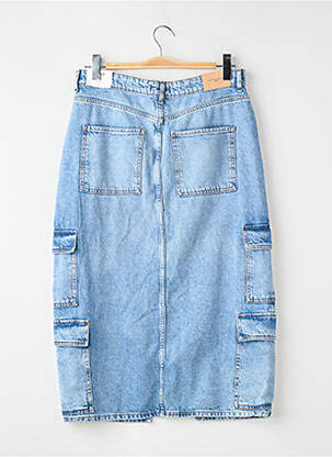Jupe mi-longue bleu ONLY femme