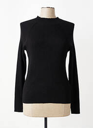 Pull col roulé noir ONLY femme