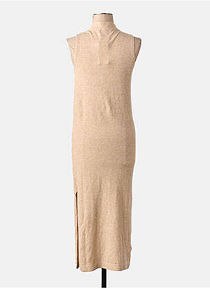 Robe pull marron MANGO femme