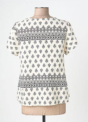 Chemisier manches courtes manches courtes blanc VILA femme