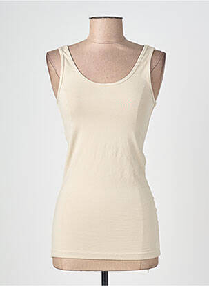 Débardeur stretch beige ONLY femme