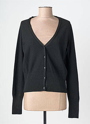 Gilet manches longues noir ASTRID BLACK LABEL femme