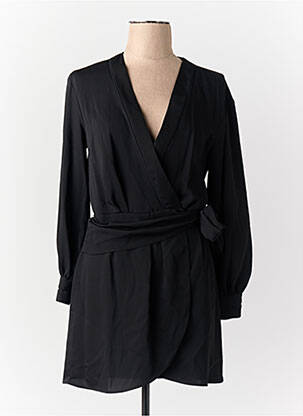 Robe mi-longue noir MANGO femme