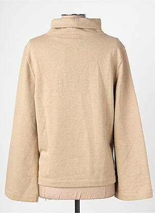 Sweat-shirt manches longues manches longues beige ONLY femme