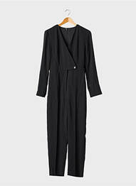 Combi-pantalon noir MANGO femme