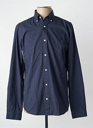 Chemise manches longues bleu JACK & JONES homme