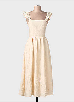 Robe courte sans manche sans manche beige ONLY femme
