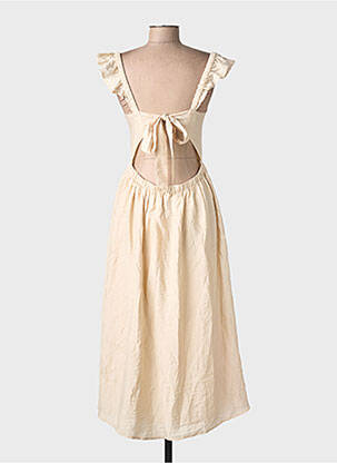 Robe courte sans manche sans manche beige ONLY femme