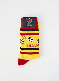 Chaussettes jaune ROARING SOCKS homme