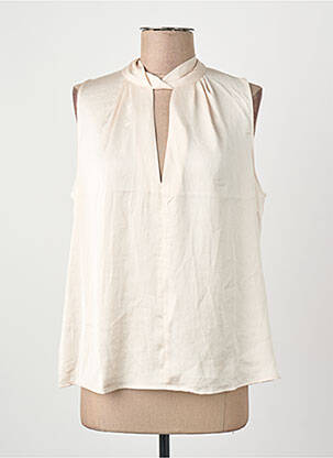 Blouse beige MANGO femme