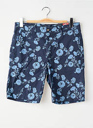 Bermuda bleu BRUCE & BUTLER  homme