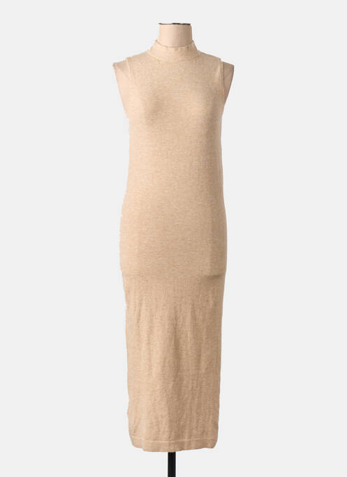 Robe pull marron MANGO femme