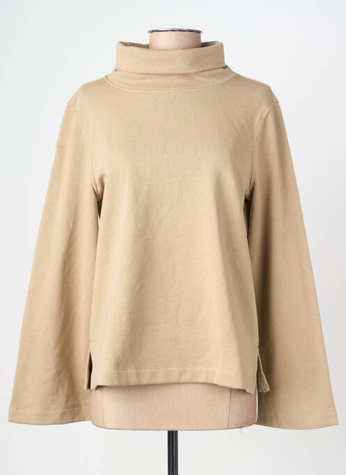 Sweat-shirt manches longues manches longues beige ONLY femme