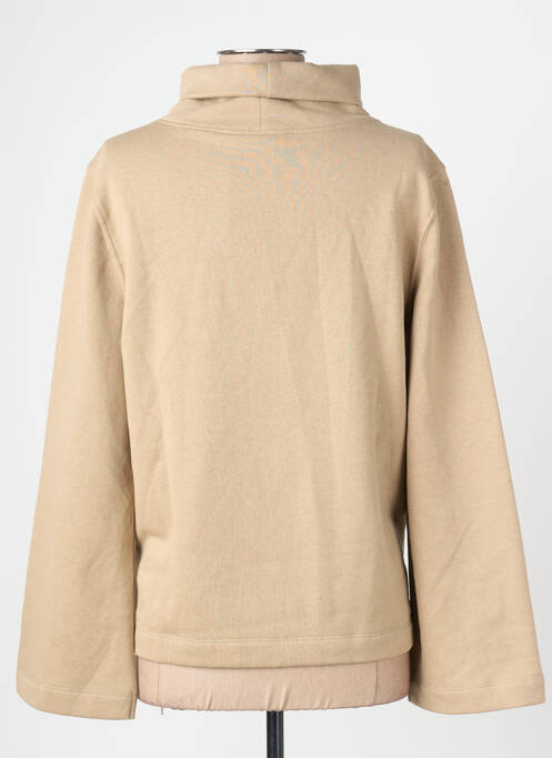 Sweat-shirt manches longues manches longues beige ONLY femme