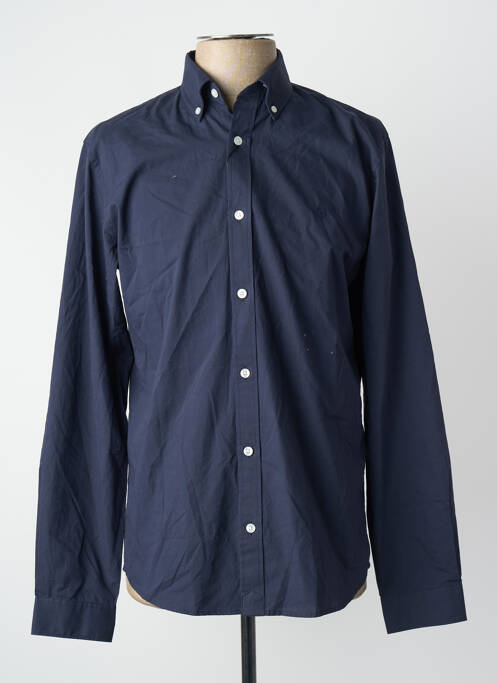 Chemise manches longues bleu JACK & JONES homme