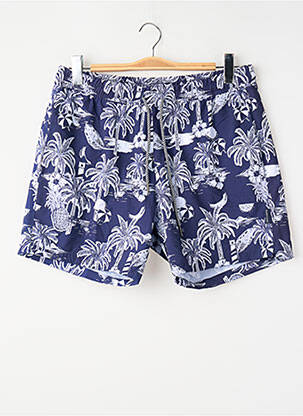 Short de bain bleu BRUCE & BUTLER  homme