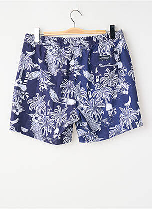Short de bain bleu BRUCE & BUTLER  homme