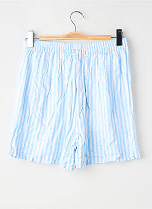 Short coupe droite bleu PIECES femme