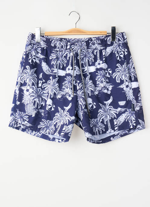 Short de bain bleu BRUCE & BUTLER  homme