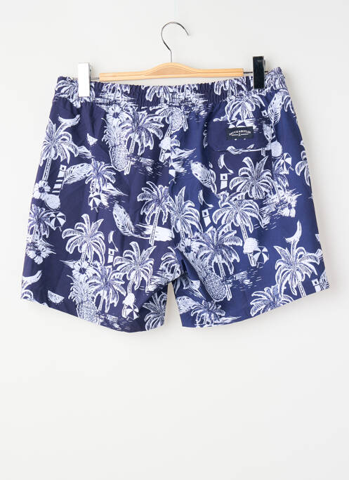 Short de bain bleu BRUCE & BUTLER  homme