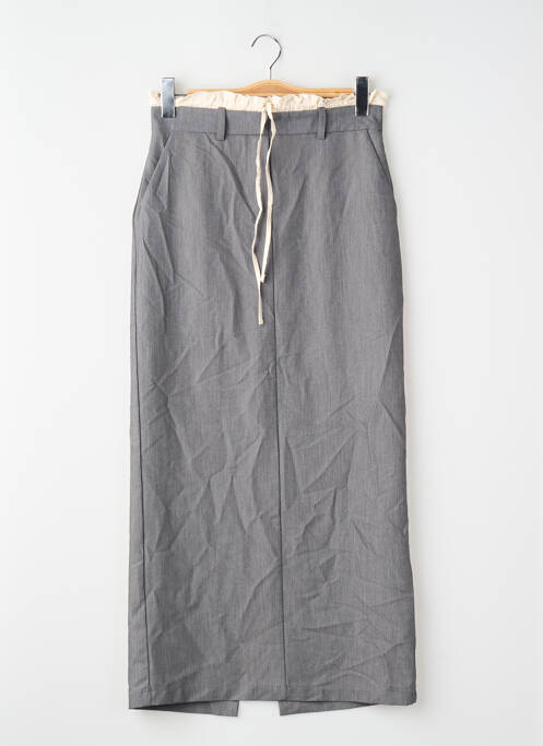 Jupe longue gris ASTRID BLACK LABEL femme