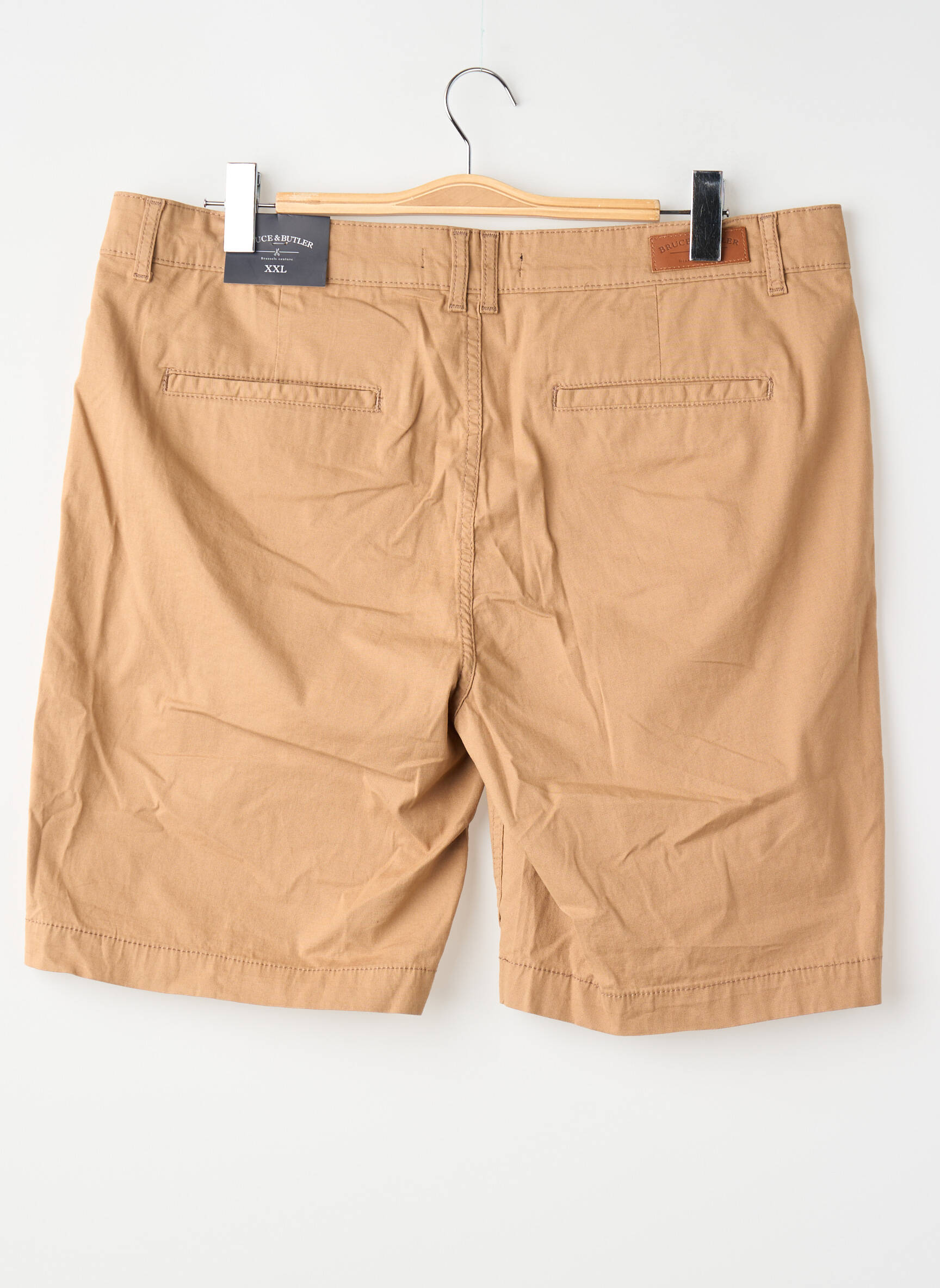 Bermuda marron BRUCE & BUTLER  homme
