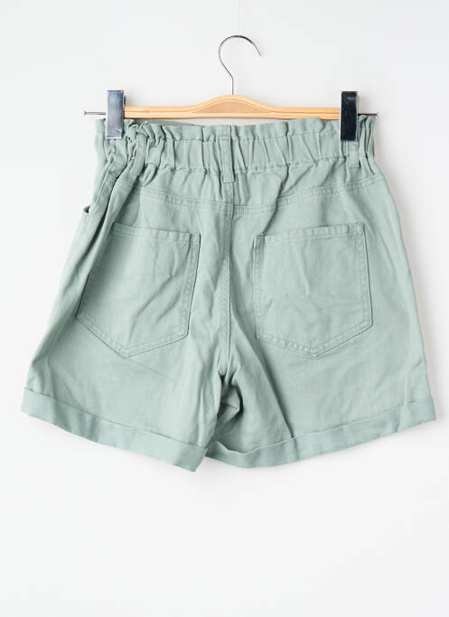 Short finition revers taille haute vert JACQUELINE DE YONG femme