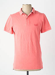 Polo orange SUPERDRY homme
