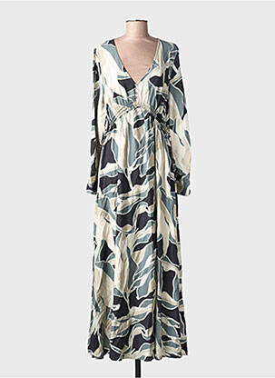 Robe longue manches longues manches longues gris VERO MODA femme