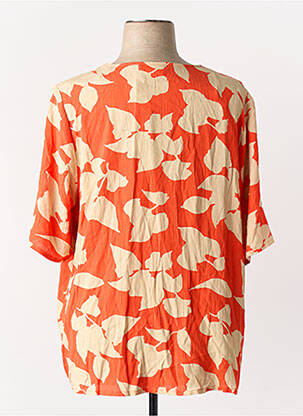 Chemisier manches courtes manches courtes orange CARMAKOMA femme