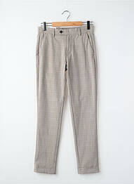 Pantalon droit beige JACK & JONES homme