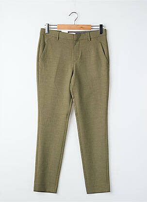 Pantalon droit vert PLAIN homme