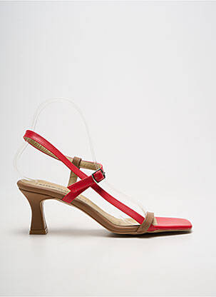 Sandales/nu pieds rouge ASTRID BLACK LABEL femme