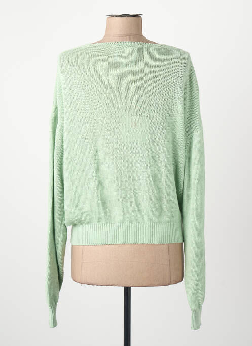 Gilet manches longues vert BELLITA femme
