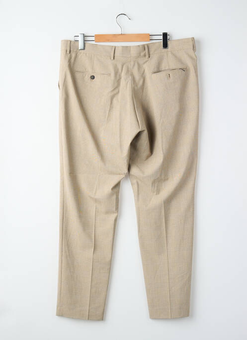 Pantalon droit beige SELECTED homme