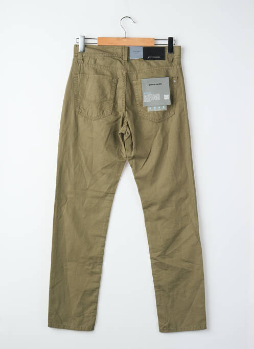 Pantalon droit vert PIERRE CARDIN homme