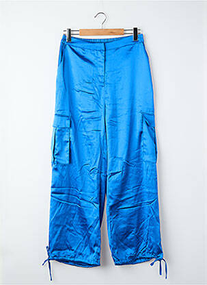 Pantalon cargo bleu NOOR BY NORA GHARIB femme