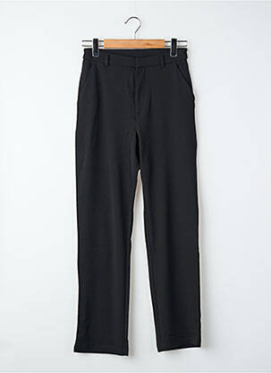 Pantalon droit coupe droite noir JACQUELINE DE YONG femme