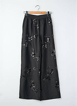 Pantalon large taille haute taille haute noir VILA femme