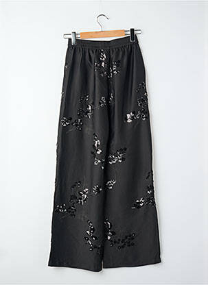 Pantalon large taille haute taille haute noir VILA femme