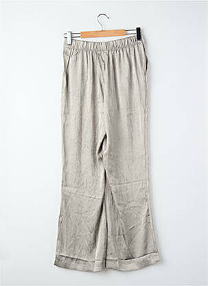 Pantalon large taille haute taille haute argent VILA femme